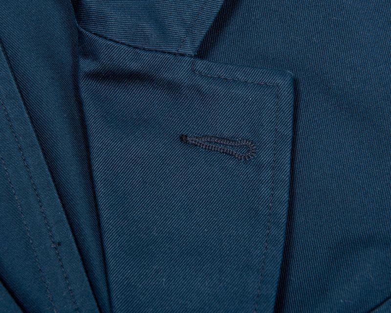 WORKERS ワーカーズ Blazer, Navy Peruvian Pima Cotton Chino ブレザー ピマコットンネイビーチノ
