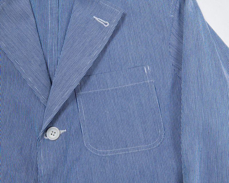 WORKERS ワーカーズ Blazer, Navy Peruvian Pima Cotton Chino ブレザー ピマコットンネイビーチノ
