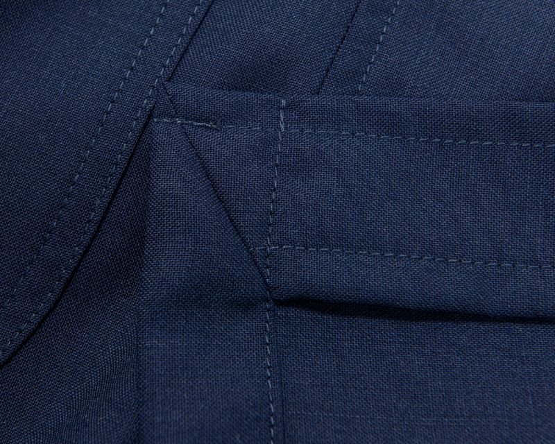 WORKERS ワーカーズ Blazer, Navy Peruvian Pima Cotton Chino ブレザー ピマコットンネイビーチノ
