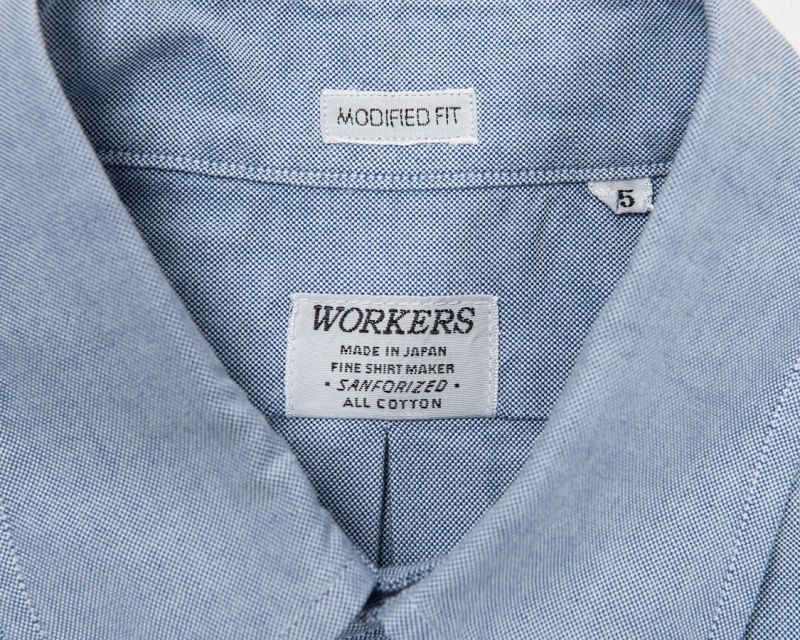WORKERS ワーカーズ Modified BD モディファイドボタンダウンシャツ