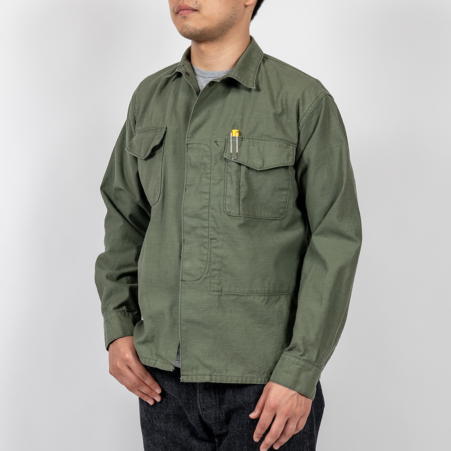 WORKERS ワーカーズ Fatigue Shirt Mod, 8 oz Reversed Sateen 