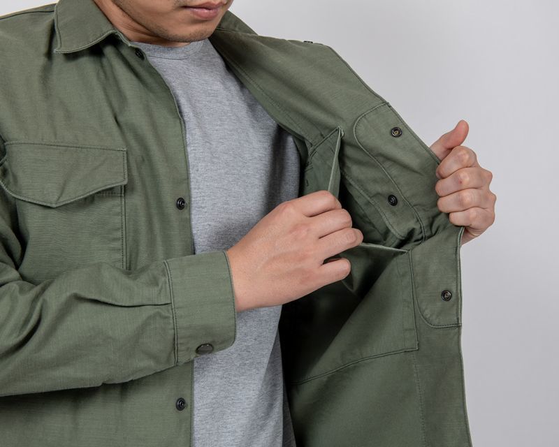 WORKERS ワーカーズ Fatigue Shirt Mod, 8 oz Reversed Sateen