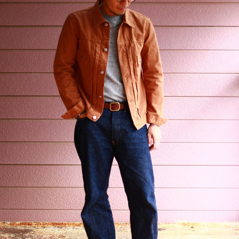 TCB jeans TCBジーンズ 50`s zimbabwe brown duck Jacket ブラウンダックジャケット 2nd