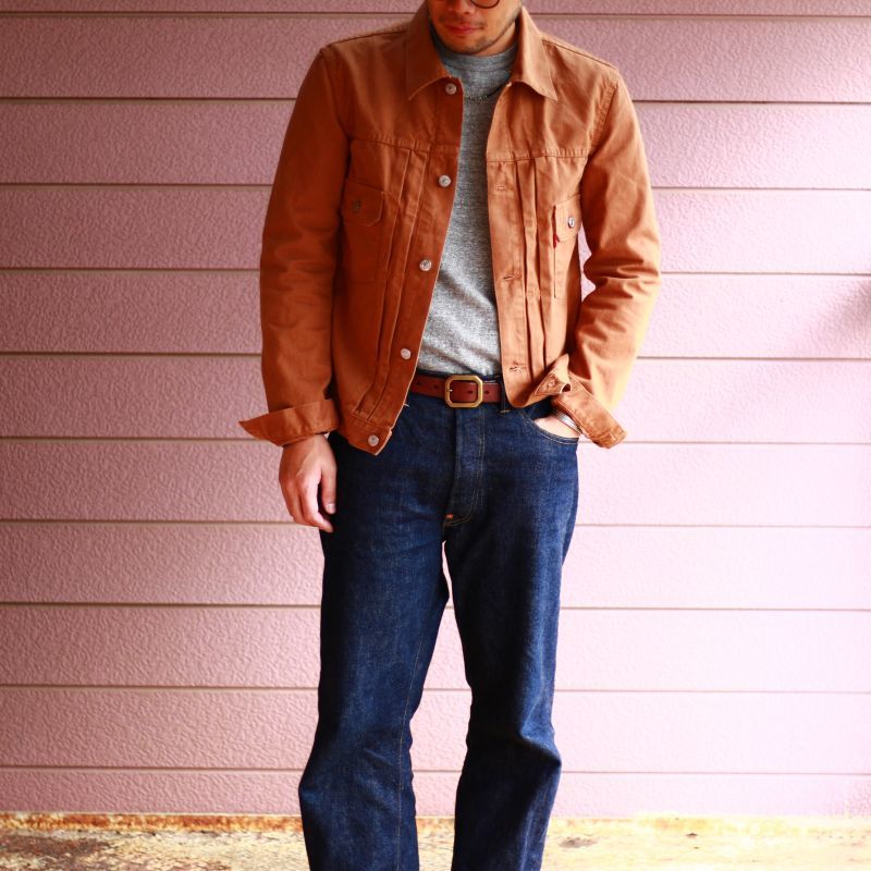 TCB jeans TCBジーンズ 50`s zimbabwe brown duck Jacket ブラウンダックジャケット 2nd