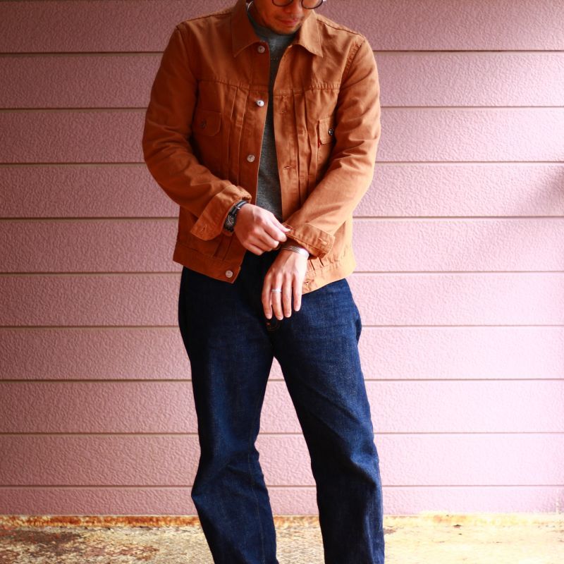 TCB jeans TCBジーンズ 50`s zimbabwe brown duck Jacket ブラウンダックジャケット 2nd