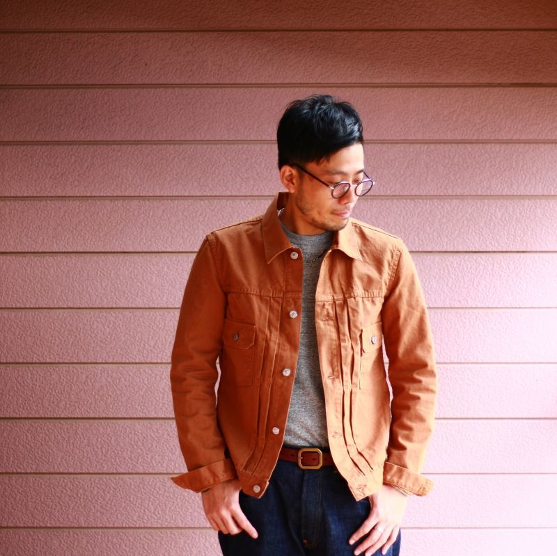 TCB jeans TCBジーンズ 50`s zimbabwe brown duck Jacket ブラウンダックジャケット 2nd