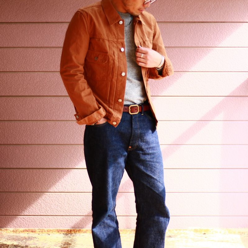 TCB jeans TCBジーンズ 50`s zimbabwe brown duck Jacket ブラウンダックジャケット 2nd