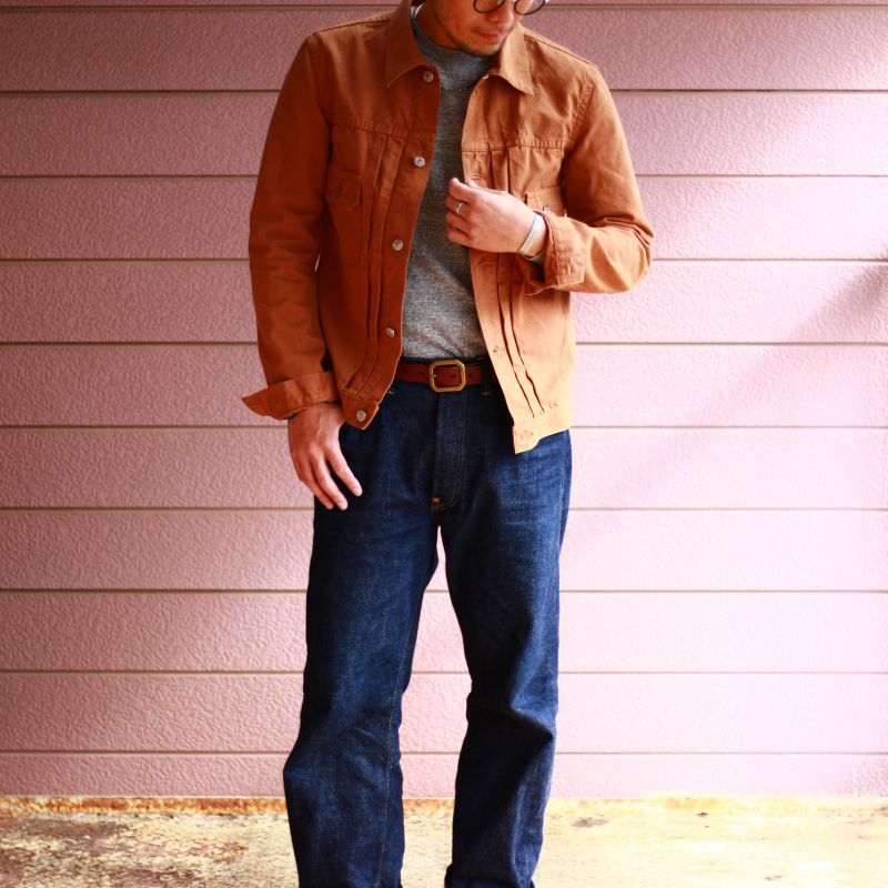 TCB jeans TCBジーンズ 50`s zimbabwe brown duck Jacket ブラウンダックジャケット 2nd