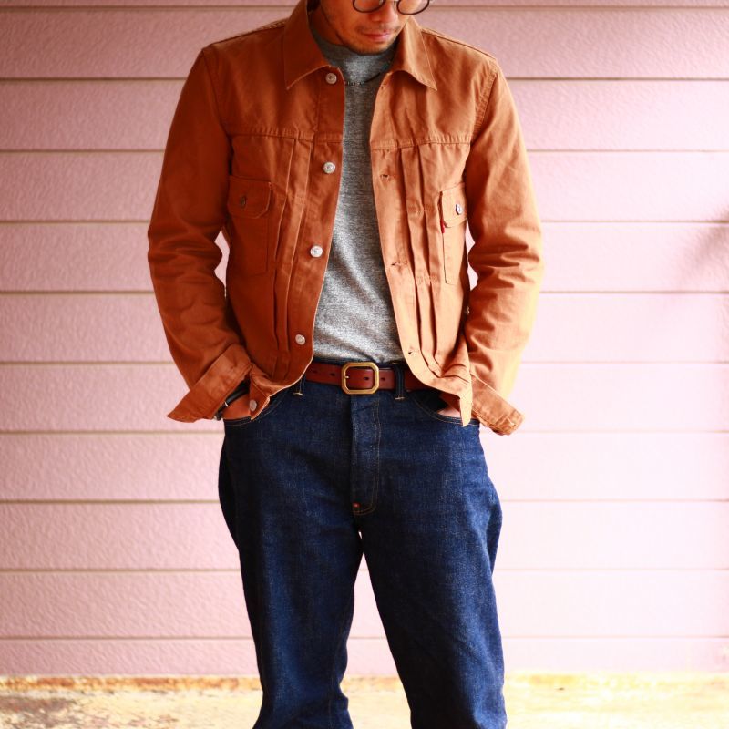 TCB jeans TCBジーンズ 50`s zimbabwe brown duck Jacket ブラウンダックジャケット 2nd