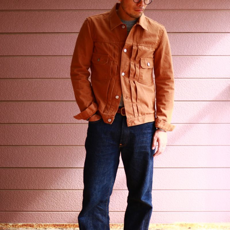 TCB jeans TCBジーンズ 50`s zimbabwe brown duck Jacket ブラウンダックジャケット 2nd