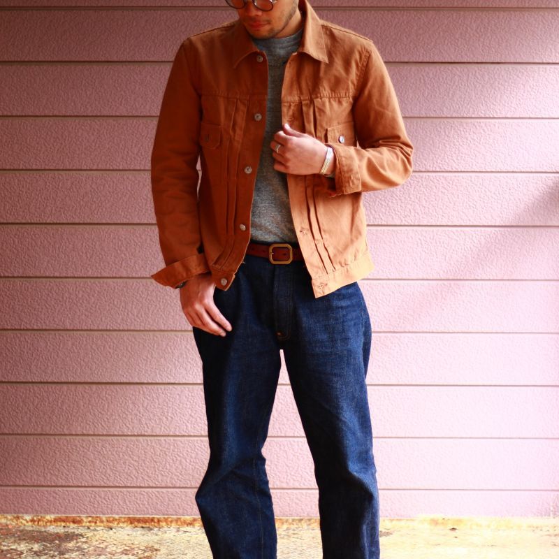 TCB jeans TCBジーンズ 50`s zimbabwe brown duck Jacket ブラウンダックジャケット 2nd