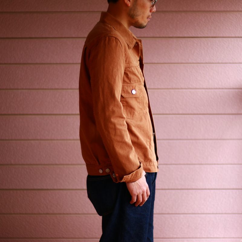 TCB jeans TCBジーンズ 50`s zimbabwe brown duck Jacket ブラウンダックジャケット 2nd