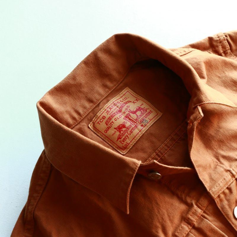 TCB jeans TCBジーンズ 50`s zimbabwe brown duck Jacket ブラウンダックジャケット 2nd