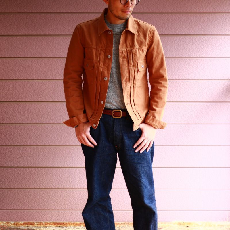 TCB jeans TCBジーンズ 50`s zimbabwe brown duck Jacket ブラウンダックジャケット 2nd