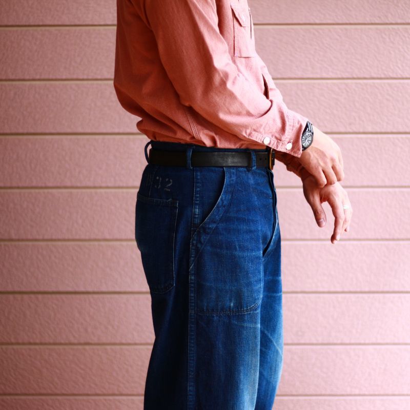 TCB jeans TCBジーンズ Catlight Shirts Covert Red Chambray 5.2oz キャットライトシャツ レッドシャンブレー