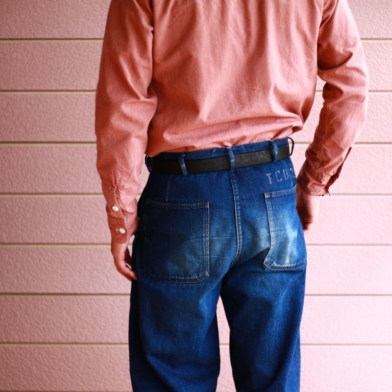 TCB jeans TCBジーンズ Catlight Shirts Covert Red Chambray 5.2oz キャットライトシャツ レッドシャンブレー