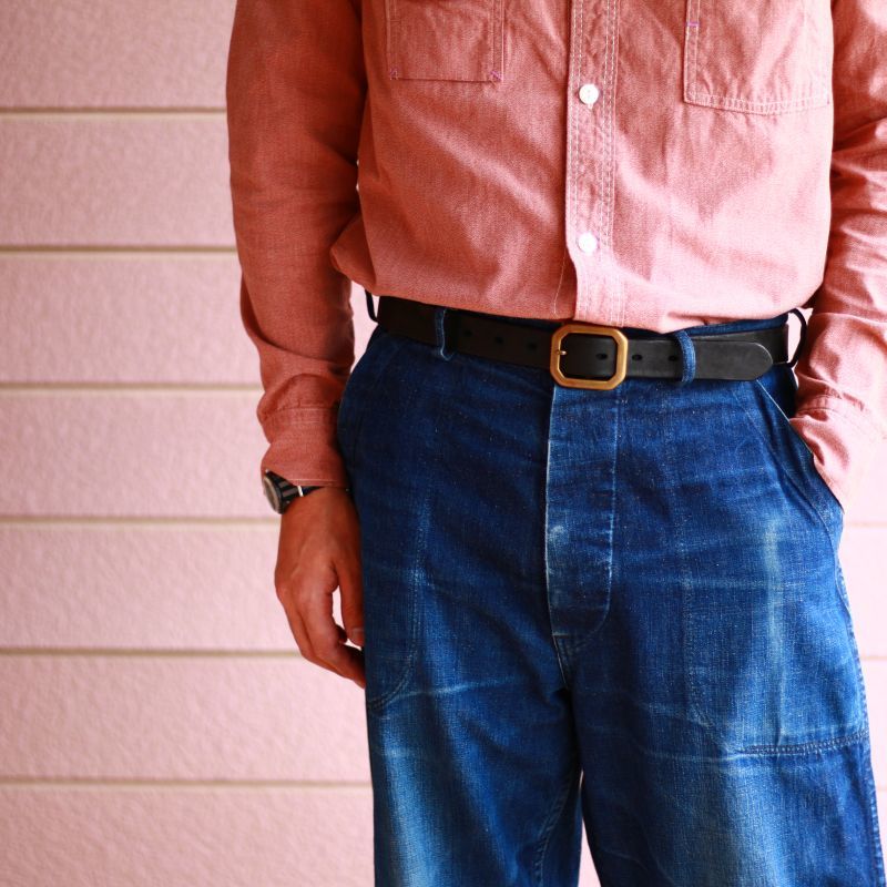 TCB jeans TCBジーンズ Catlight Shirts Covert Red Chambray 5.2oz キャットライトシャツ レッドシャンブレー