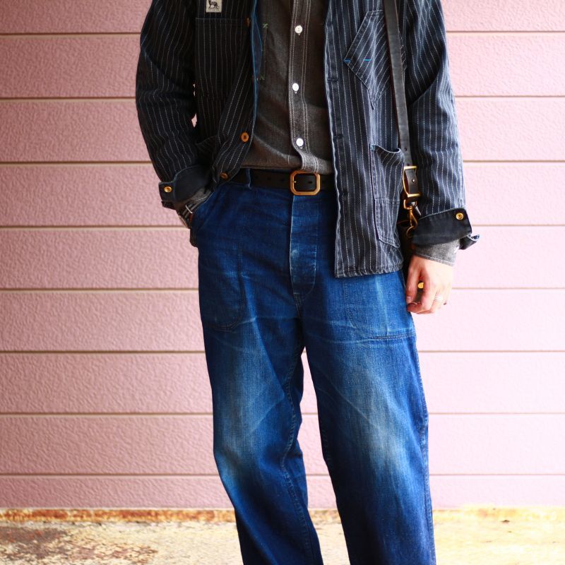 TCB jeans TCBジーンズ Catlight Shirts Covert Black Chambray 5.2oz キャットライトシャツ ブラックシャンブレー