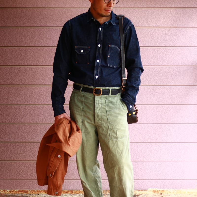 TCB jeans TCBジーンズ Catlight Shirts Denim キャットライトシャツ デニム