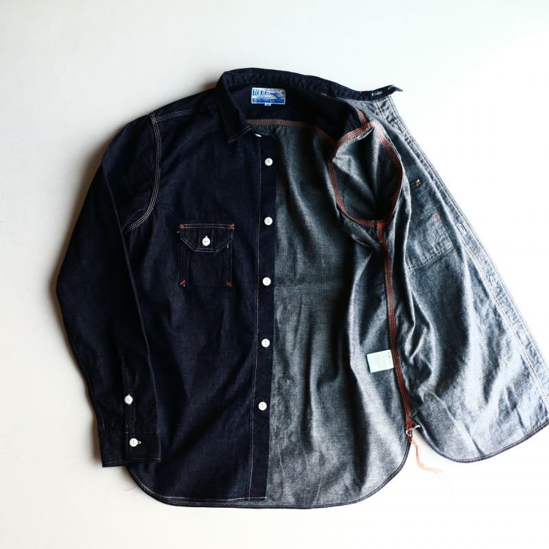 TCB jeans TCBジーンズ Catlight Shirts Denim キャットライトシャツ デニム