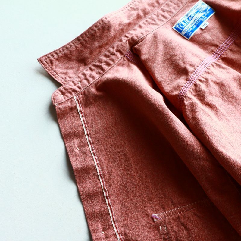 TCB jeans TCBジーンズ Catlight Shirts Covert Red Chambray 5.2oz キャットライトシャツ レッドシャンブレー