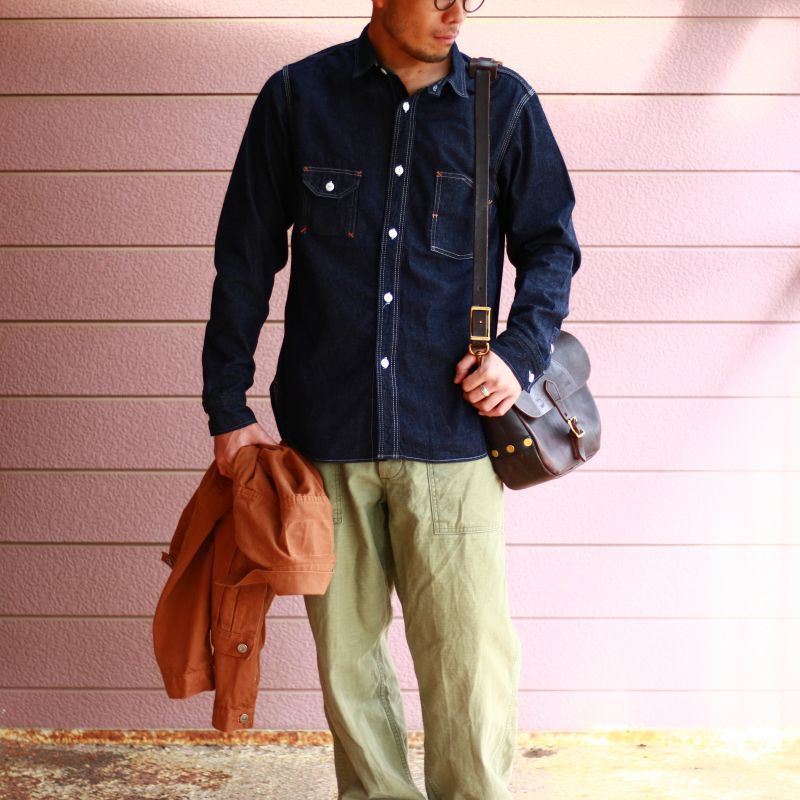 TCB jeans TCBジーンズ Catlight Shirts Denim キャットライトシャツ デニム