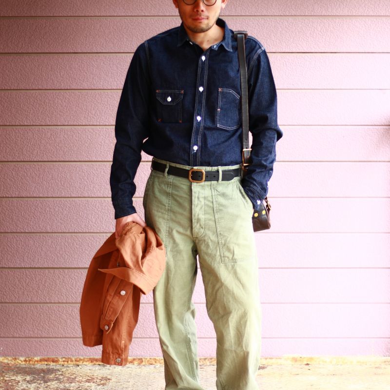 TCB jeans TCBジーンズ Catlight Shirts Denim キャットライトシャツ デニム