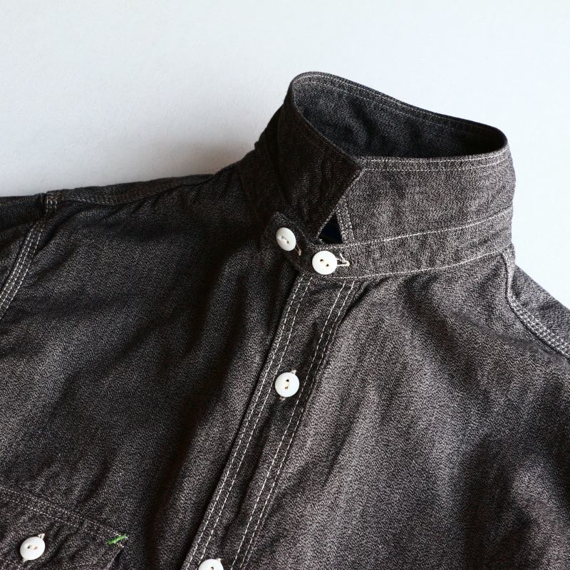 TCB jeans TCBジーンズ Catlight Shirts Covert Black Chambray 5.2oz キャットライトシャツ ブラックシャンブレー