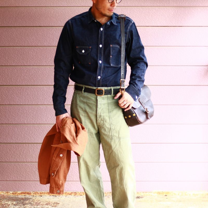 TCB jeans TCBジーンズ Catlight Shirts Denim キャットライトシャツ デニム