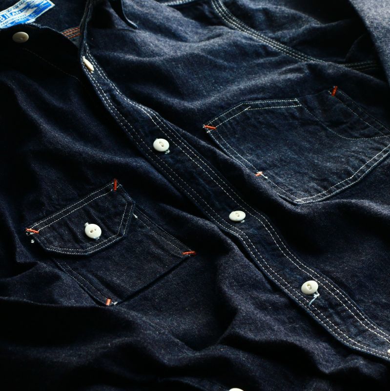 TCB jeans TCBジーンズ Catlight Shirts Denim キャットライトシャツ デニム