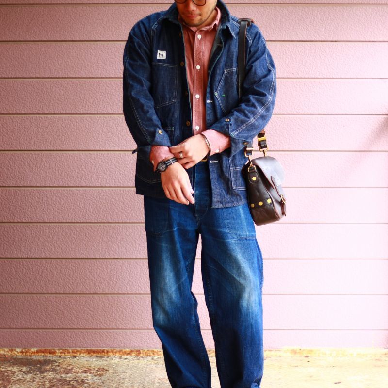 TCB jeans TCBジーンズ Catlight Shirts Covert Red Chambray 5.2oz キャットライトシャツ レッドシャンブレー