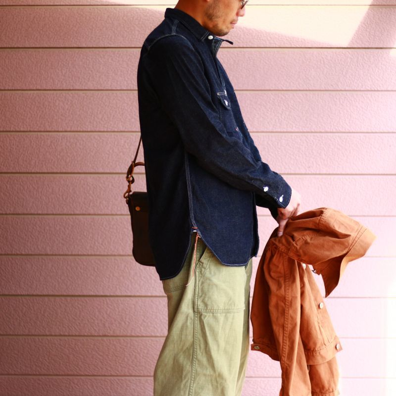 TCB jeans TCBジーンズ Catlight Shirts Denim キャットライトシャツ デニム