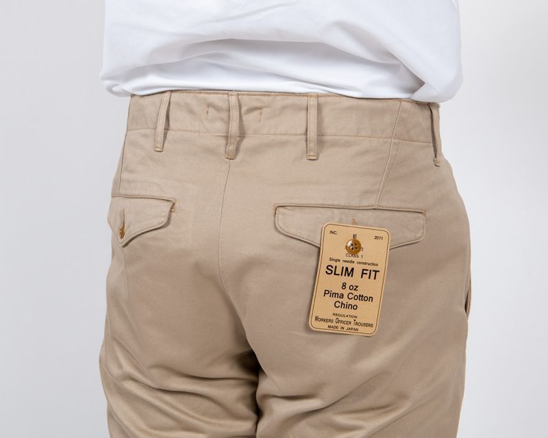 WORKERS ワーカーズ Officer Trousers, Slim Type1, オフィサートラウザー スリム Type1