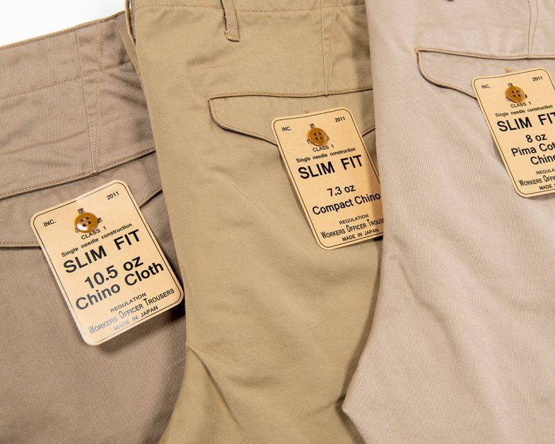 WORKERS ワーカーズ Officer Trousers, Slim Type1, オフィサートラウザー スリム Type1