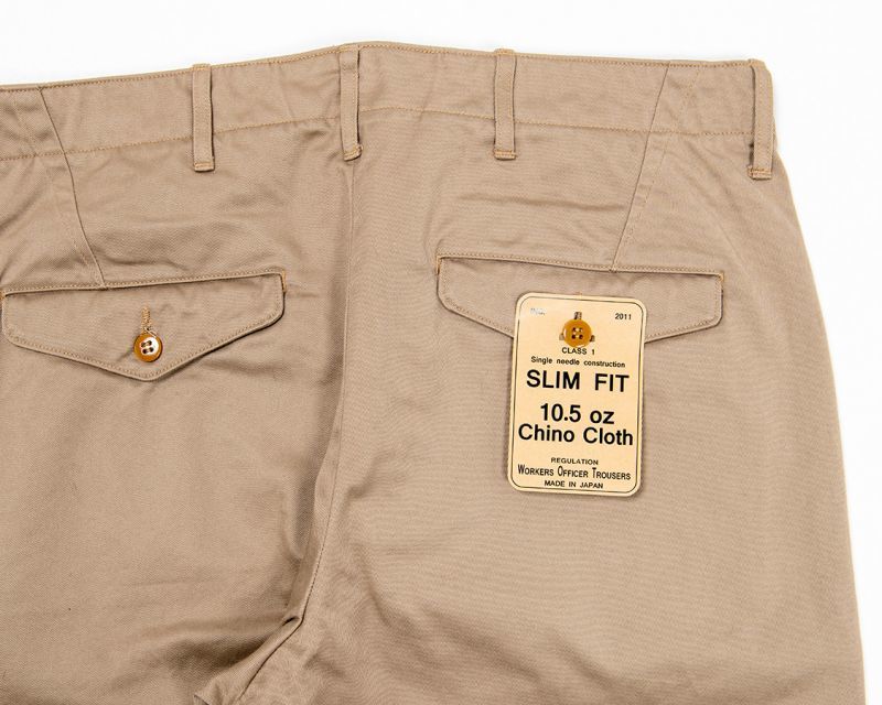 WORKERS ワーカーズ Officer Trousers, Slim Type1, オフィサートラウザー スリム Type1