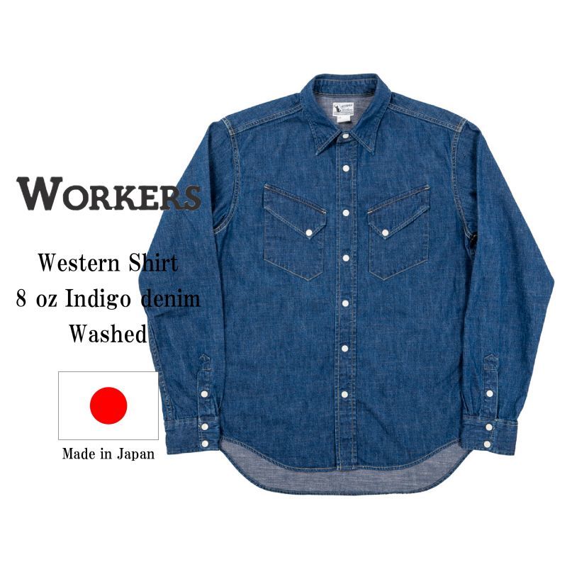 WORKERS ワーカーズ Western Shirt,ウエスタンシャツ