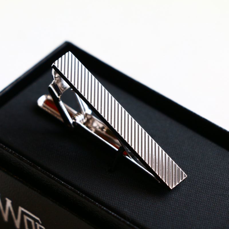 WORKERS ワーカーズ Tie Clip, Regimental タイクリップ レジメンタル