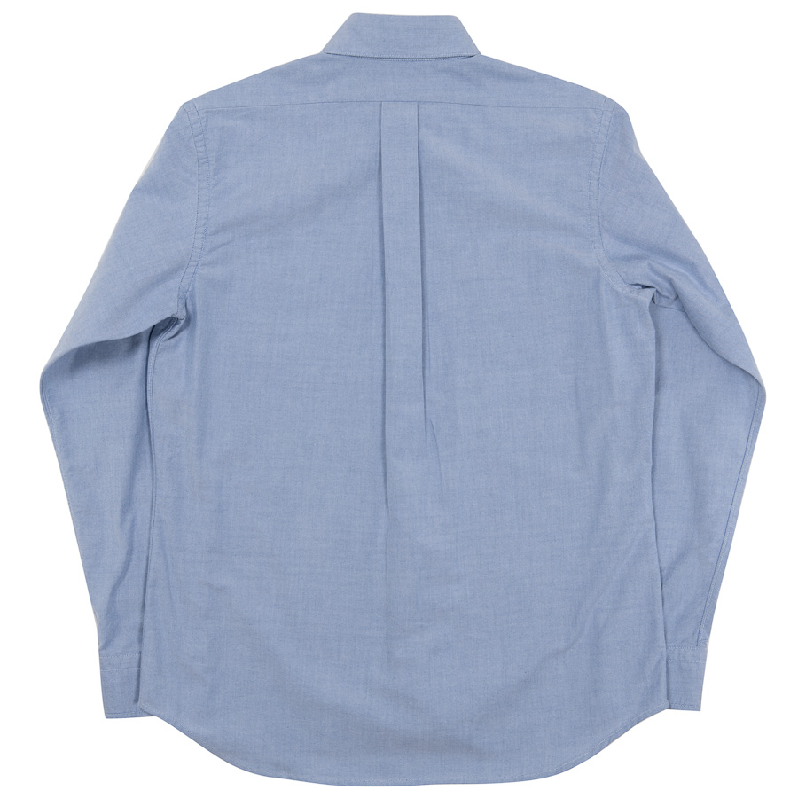 WORKERS ワーカーズ Pinhole Shirt, Blue Supima Oxford ピンホールシャツ ブルースーピマオックスフォード