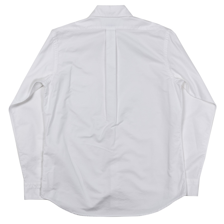 WORKERS ワーカーズ Pinhole Shirt, White Supima Oxford ピンホールシャツ ホワイトスーピマオックスフォード