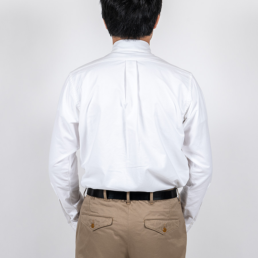 WORKERS ワーカーズ Pinhole Shirt, White Supima Oxford ピンホールシャツ ホワイトスーピマオックスフォード