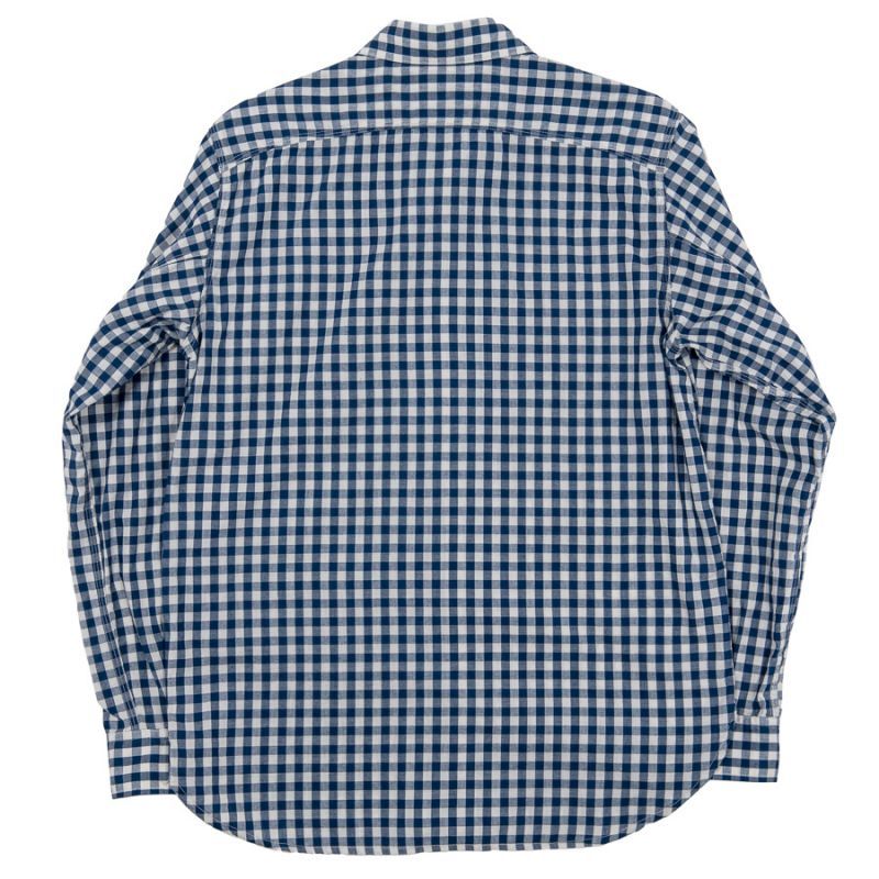 WORKERS ワーカーズ Lt Work Shirt, Lt Chambray, Gingham ライトワークシャツ ライトシャンブレーギンガム