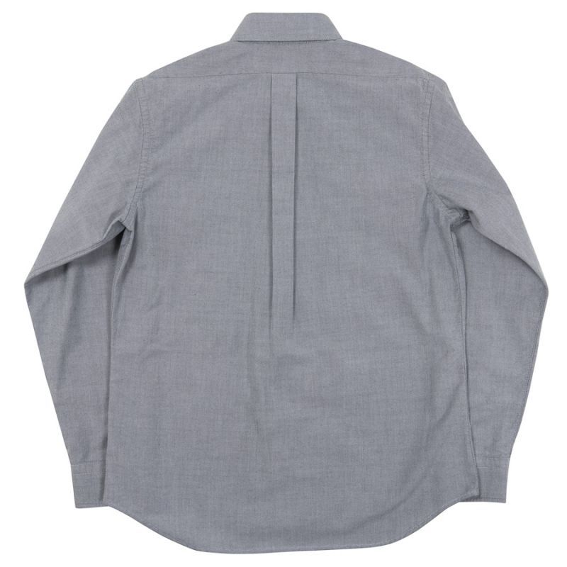 WORKERS ワーカーズ Pinhole Shirt, Black Grey Supima Oxford ピンホールシャツ ブラックグレイスーピマオックスフォード