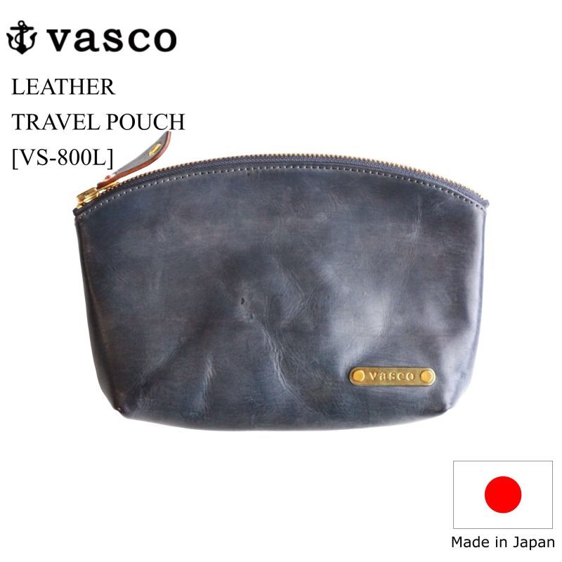 vasco ヴァスコ LEATHER TRAVEL POUCH レザートラベルポーチ