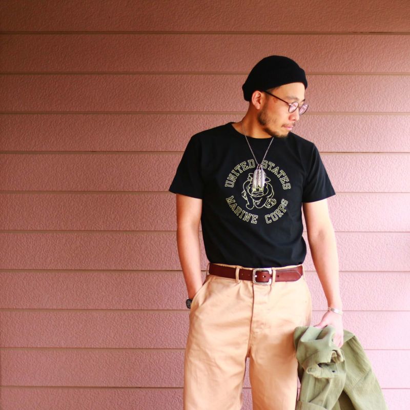 Buzz Rickson's バズリクソンズ PRINT TEE U.S .MARINE CORPS プリントTEE