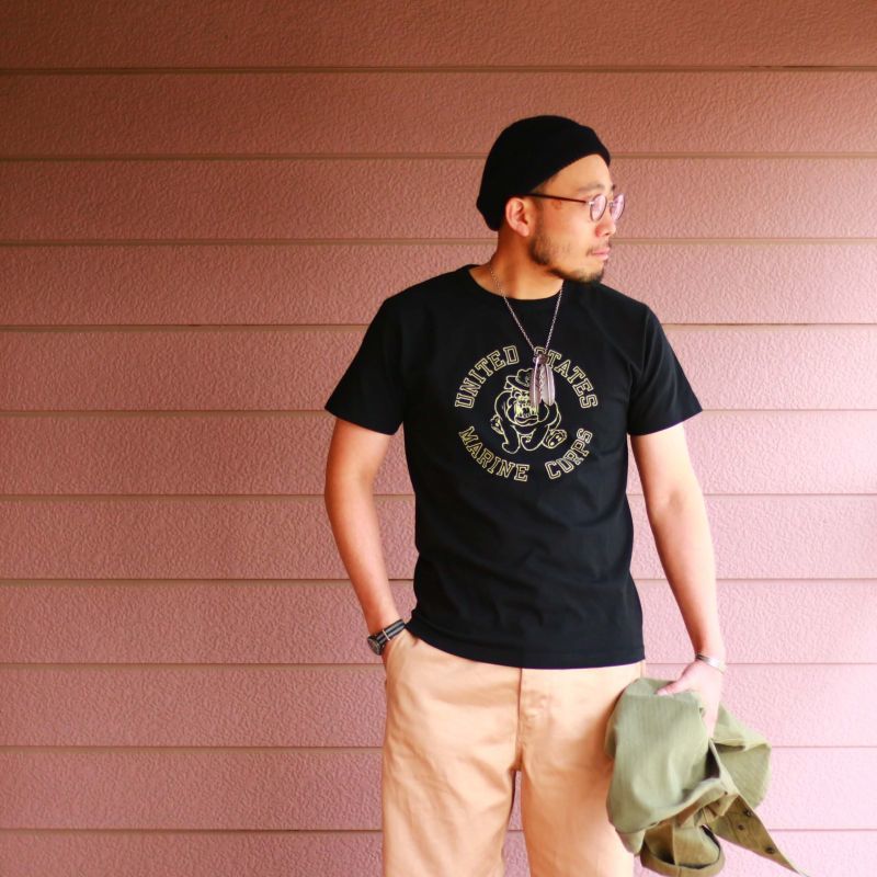 Buzz Rickson's バズリクソンズ PRINT TEE U.S .MARINE CORPS プリントTEE