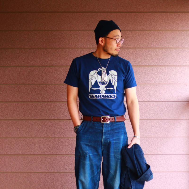 Buzz Rickson's バズリクソンズ PRINT TEE U.S NAVY SEAHAWKS プリントTEE