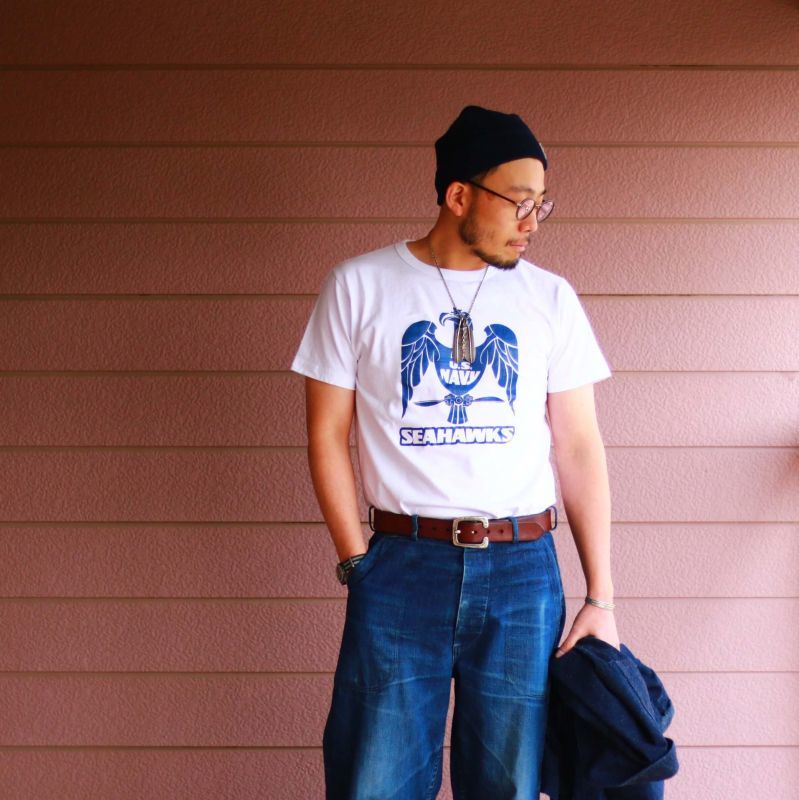 Buzz Rickson's バズリクソンズ PRINT TEE U.S NAVY SEAHAWKS プリントTEE