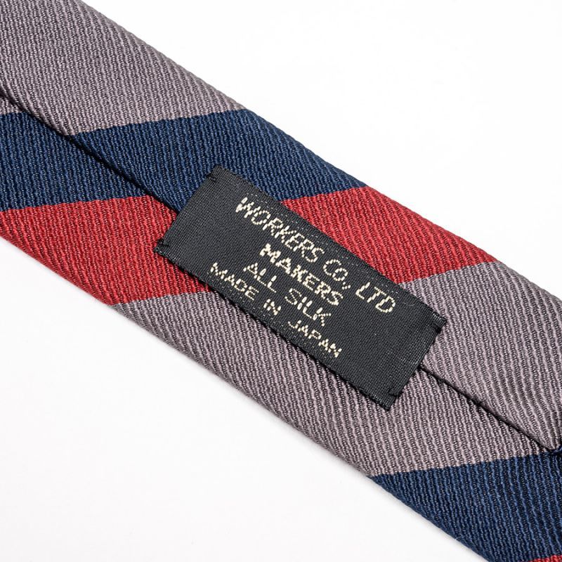 WORKERS ワーカーズ Silk Repp Tie シルクレップタイ