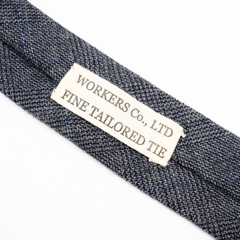 WORKERS ワーカーズ Worsted Tie ウーステッドタイ Glen Plaid