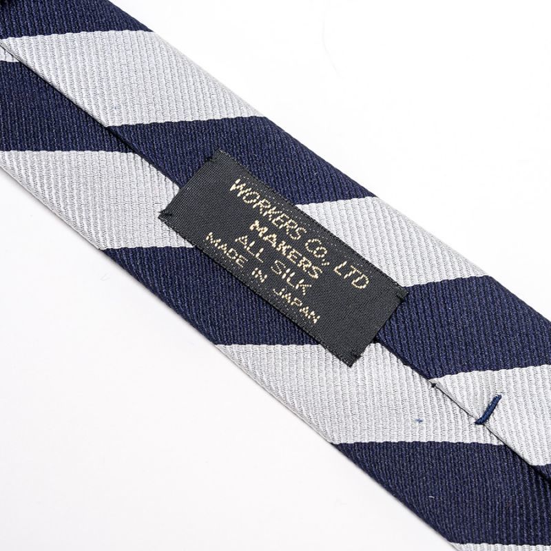 WORKERS ワーカーズ Silk Repp Tie シルクレップタイ